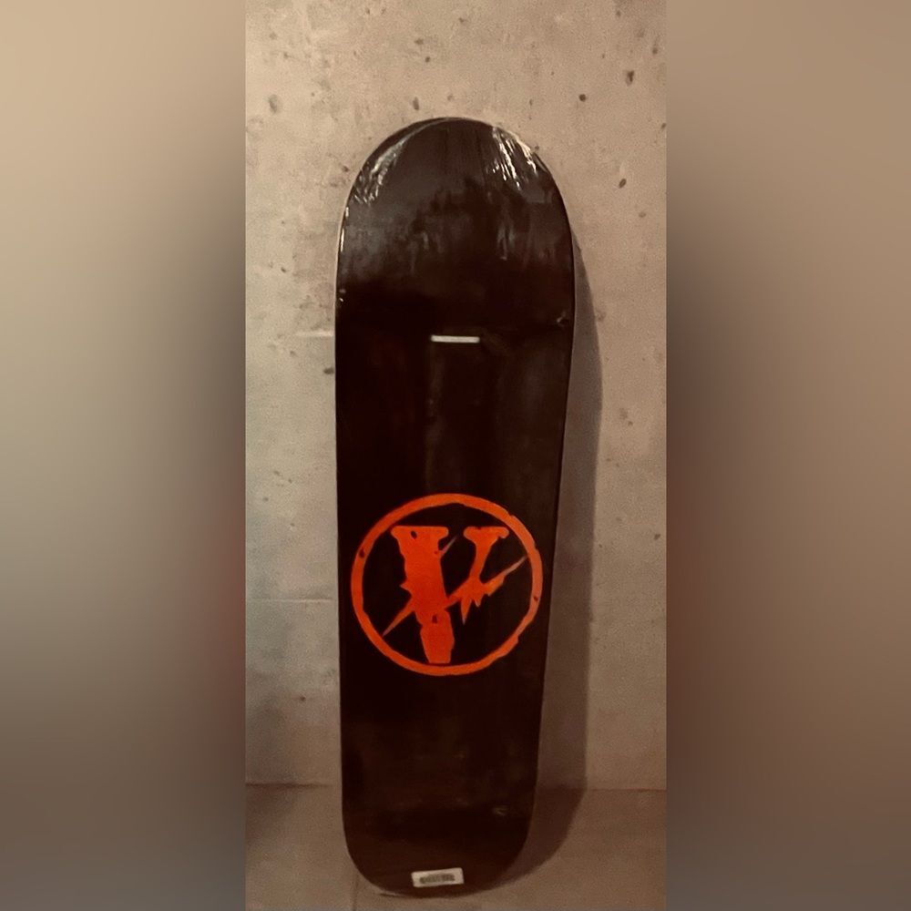VLONE Fragments Skateboard - NWT - Orange and Black - No wheels - Y2K bodyboard